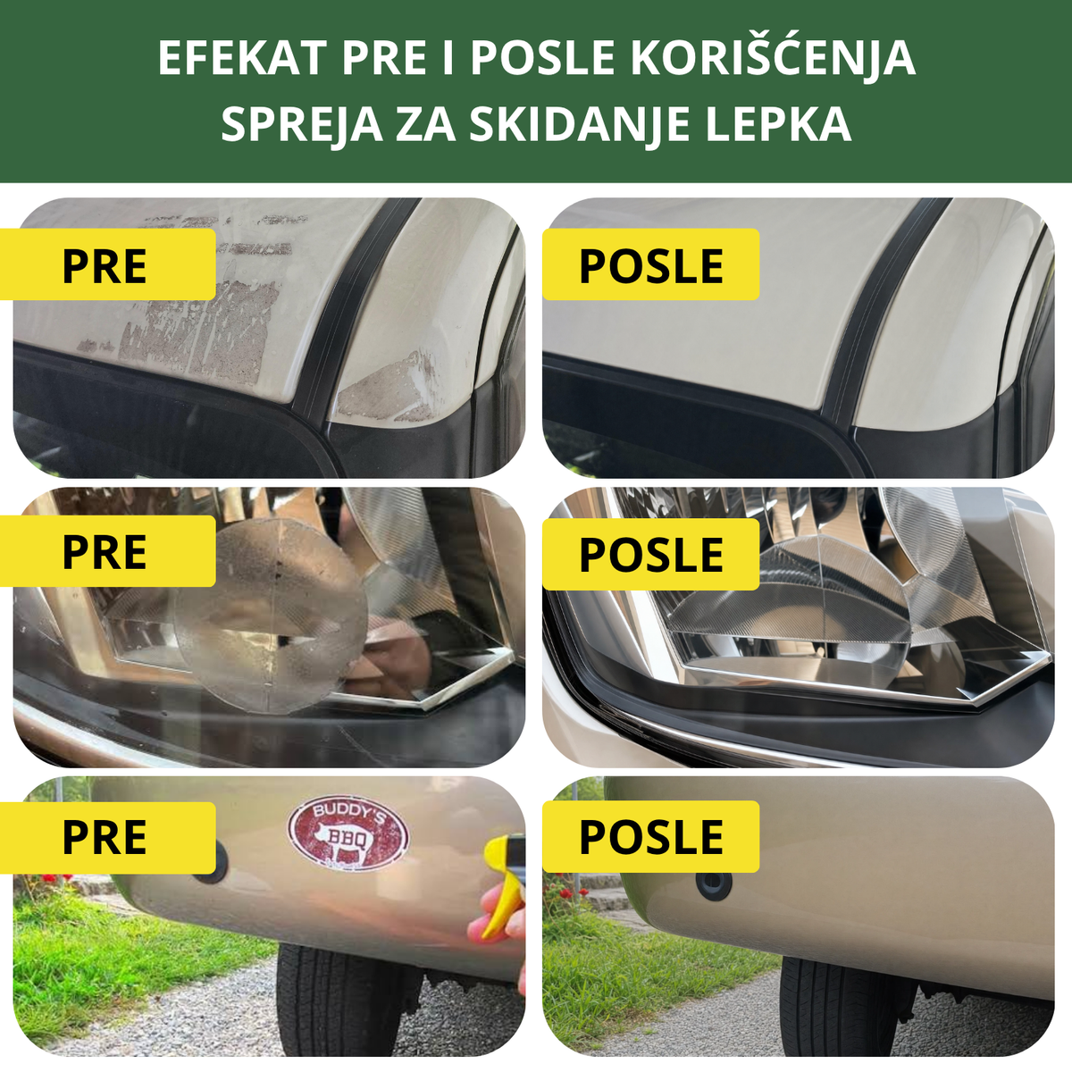 GlueRemove - Sprej za uklanjanje lepka i nalepnica (500ml+500ml)