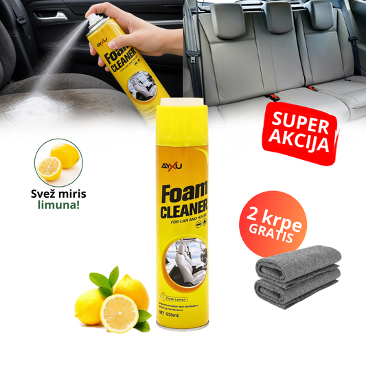 Magična pena za čišćenje + 2xMikrofiber krpe Gratis