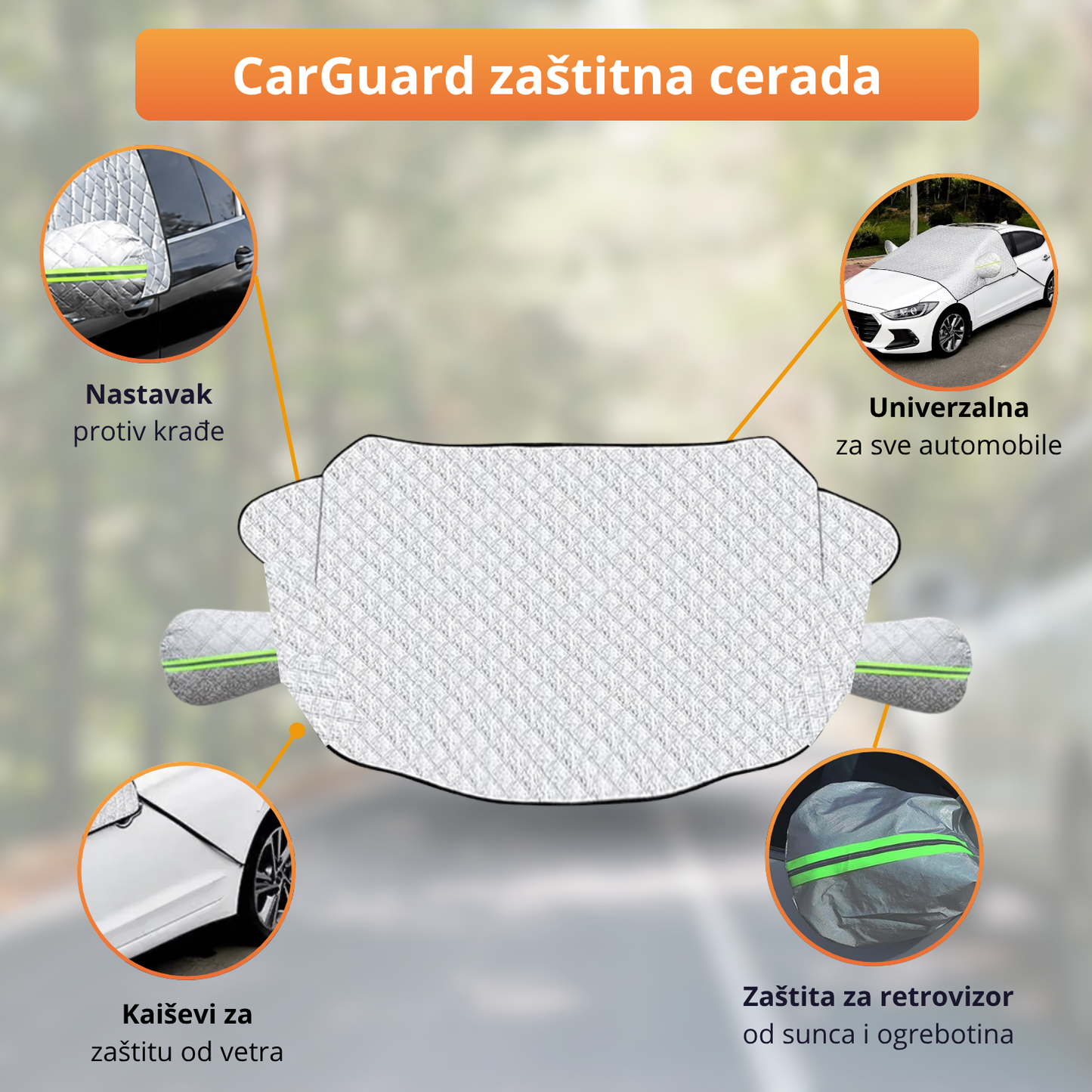 CarGuard - Reflektivna cerada za šoferku