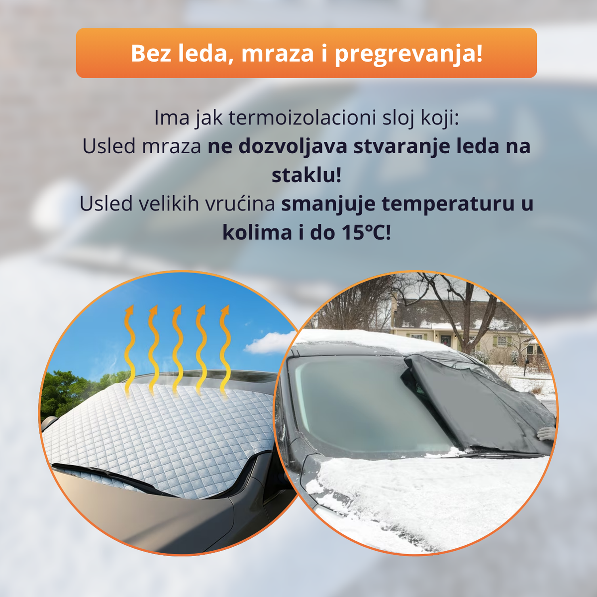 CarGuard - Cerada sa 5 nivoa zaštite šoferšajbne