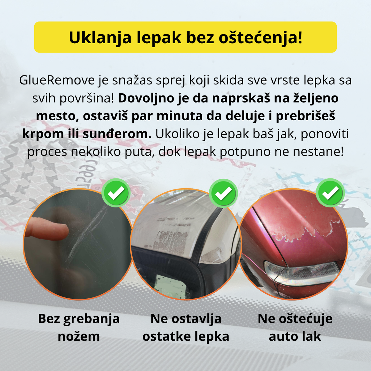 GlueRemove -  Sprej za uklanjanje lepka i nalepnica (500ml+500ml)